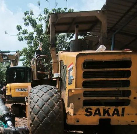Sewa vibro roller compactor Bekasi untuk pemadatan tanah dan jalan